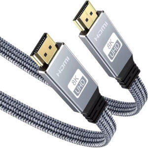 2m HDMI 2.1 zu HDMI 2.1 Flachkabel