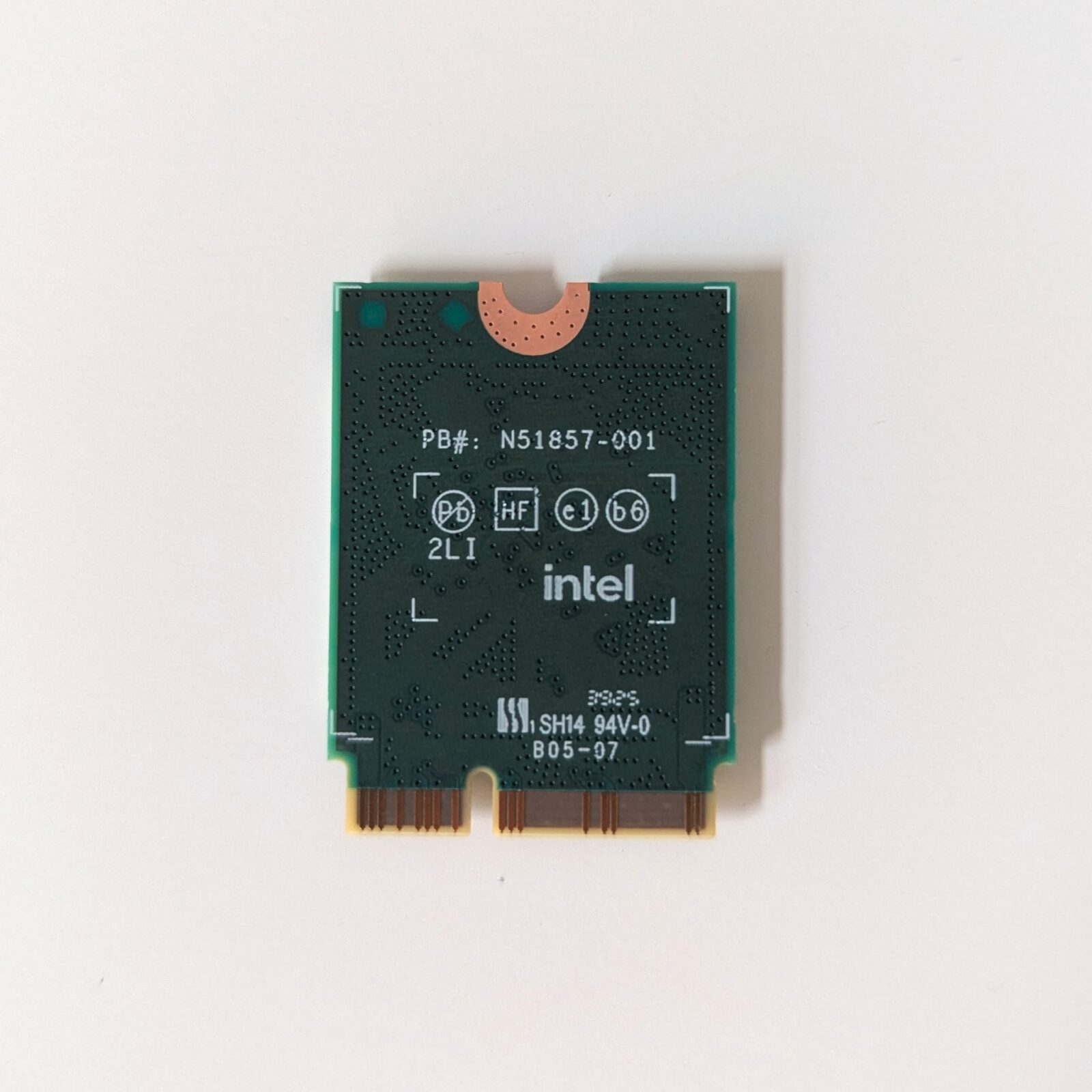 Rückseite Intel BE211 WiFi Module